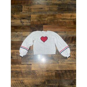 Janie‎ and Jack Heart Cropped Sweater